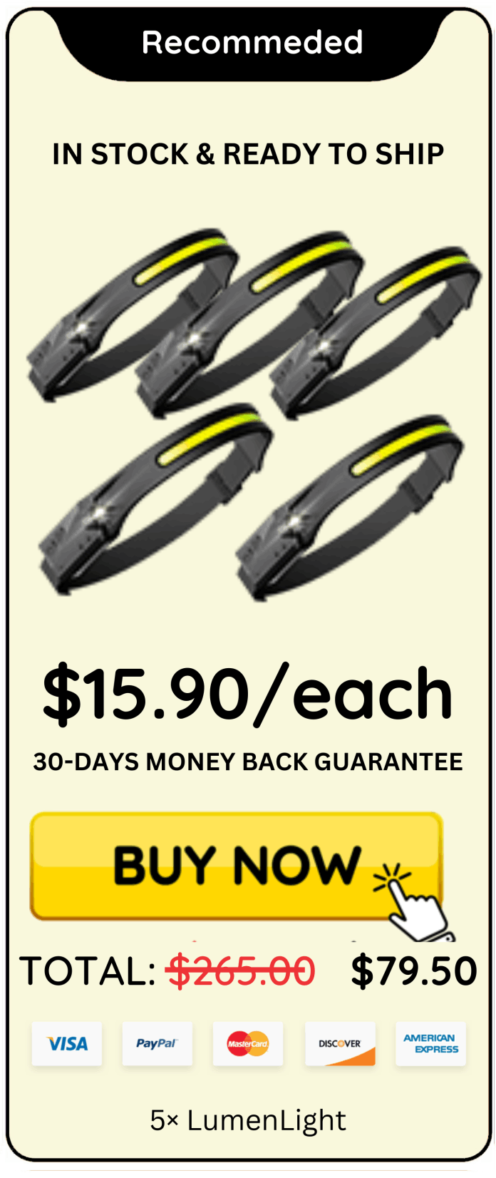 LumenLight LED Headlamp offer price 